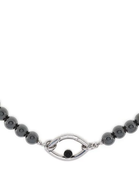 Capsule Eleven Eye Opener Hermatite necklace Black NEWHERMATITEEYENECKLACESILVER