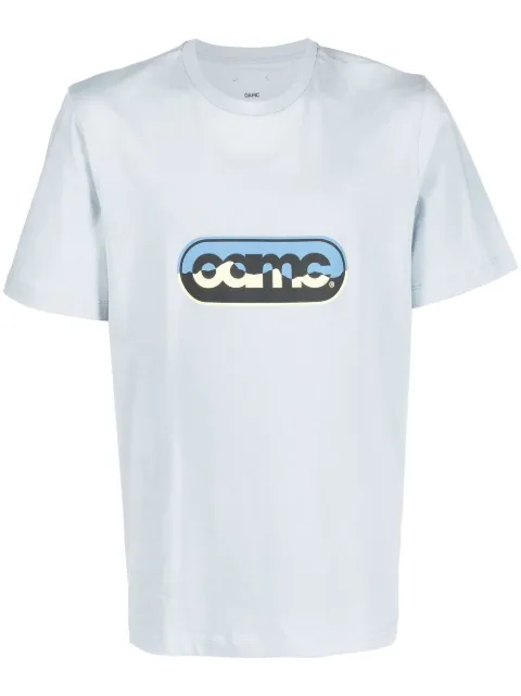 OAMC logo-print T-shirt Blue 23E28OAJ08COT00744