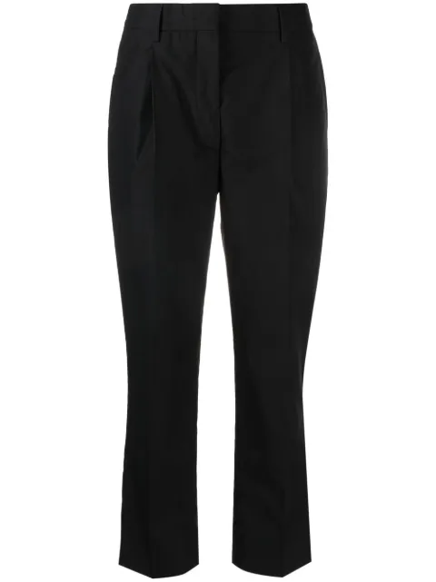 Prada cropped tailored trousers Black P287G12NS