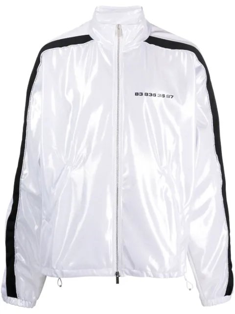 VTMNTS zip-up track jacket Silver VL16AT140