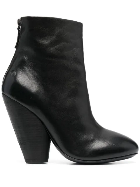 Marsèll 120mm leather ankle boots Black MW3022