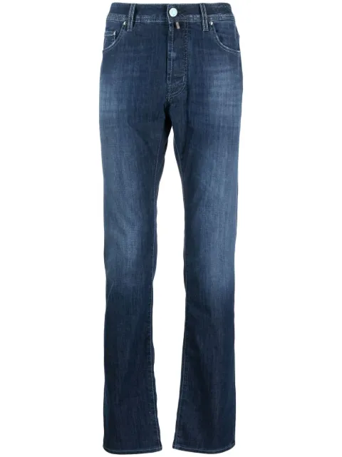 Jacob Cohën mid-rise straight-leg jeans Blue UQE0435S3735