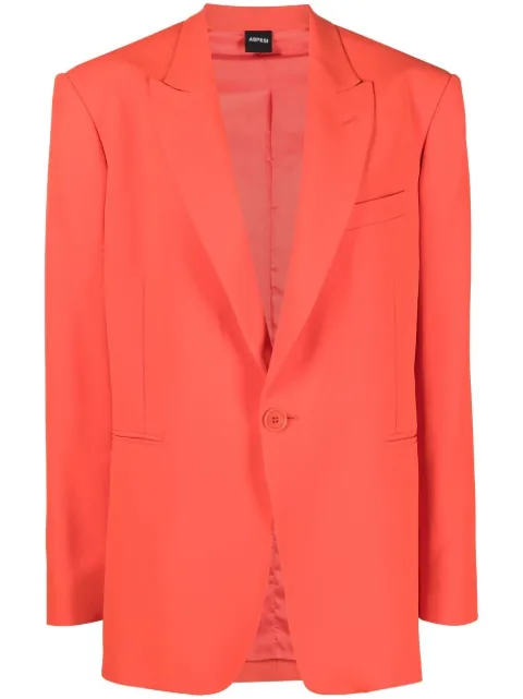 ASPESI single-breasted blazer Red S36G603V114