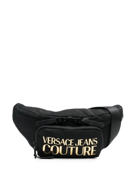 Versace Jeans Couture logo-print belt bag Black 74YA4B93ZS394