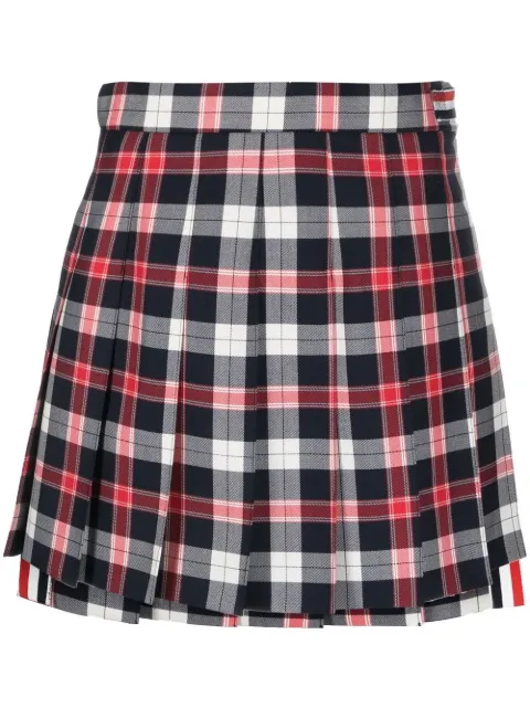 Thom Browne School Uniform Twill mini skirt Blue FGC402AF0428