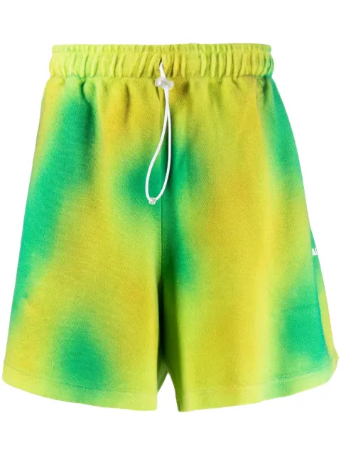 Bonsai tie-dye cotton shorts Green PT010V2