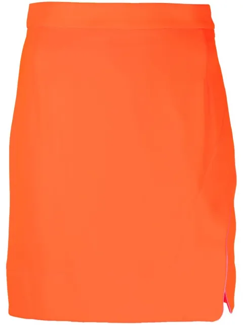 Vivienne Westwood wrap thigh skirt Orange 1K01000JW00FC