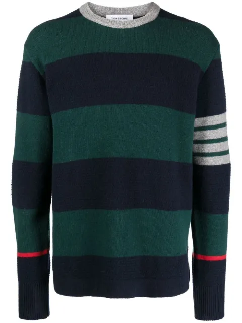 Thom Browne Rugby Jacquard jumper Green MKA483AY1030