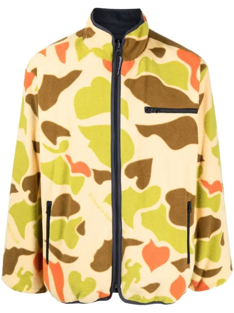 Billionaire Boys Club camouflage-print reversible fleece jacket Multicolour B22406