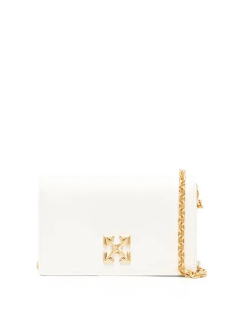 Off-White Jitney 0.5 leather shoulder bag White OWNN104C99LEA0010400