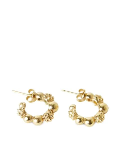 Paola Sighinolfi Mini Silvia hoop earrings Gold PQE21E03MINISILVIA