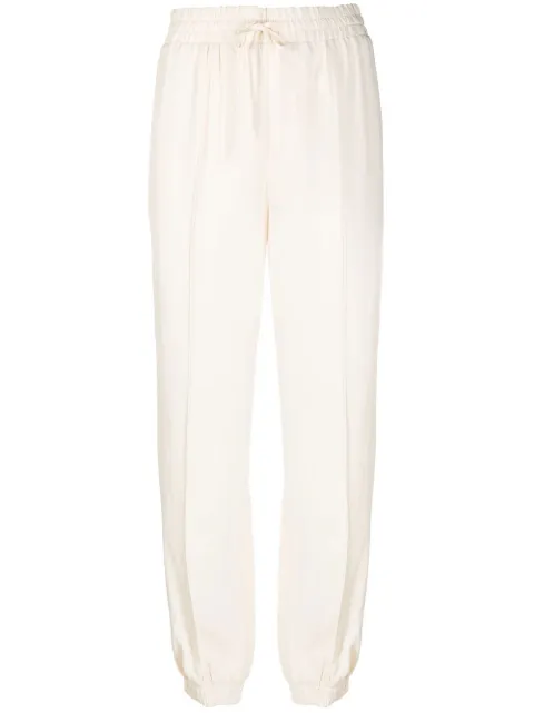 Jil Sander drawstring tapered trousers Neutrals J01KA0112J65004