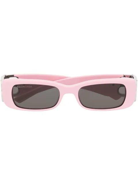Balenciaga Eyewear crystal-embellished square-frame sunglasses Pink BB0096S012