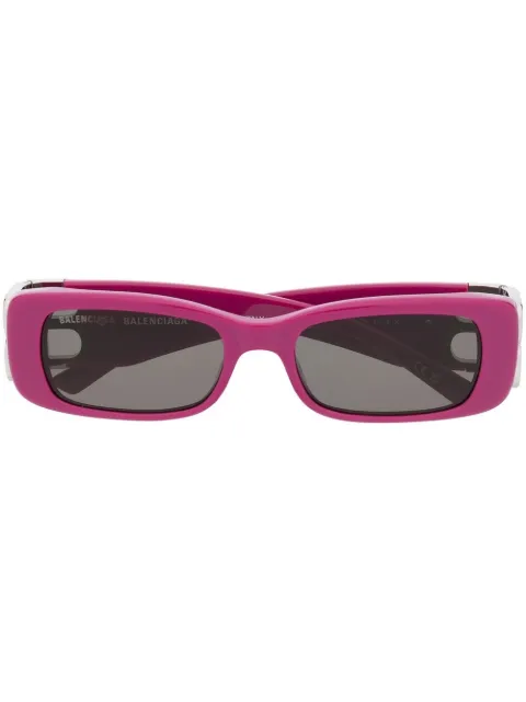 Balenciaga Eyewear crystal-embellished square-frame sunglasses Purple BB0096S016