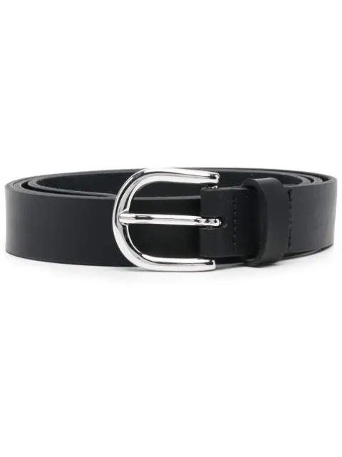 ISABEL MARANT Zap leather belt Black CE015CFAA1B43A