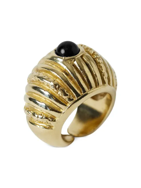 Paola Sighinolfi small reef textured ring Gold PQN22SRONIX07