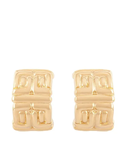 Givenchy Pre-Owned 1980s 4G-motif clip-on earrings Gold ER024879