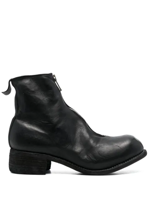 Guidi zip-up ankle boots Black PL1HORSEFULLGRAIN
