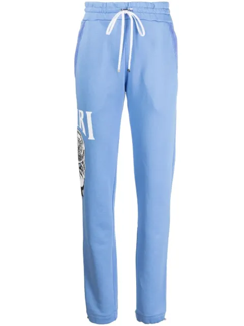 AMIRI graphic-print drawstring sweatpants Blue PS23WJP005