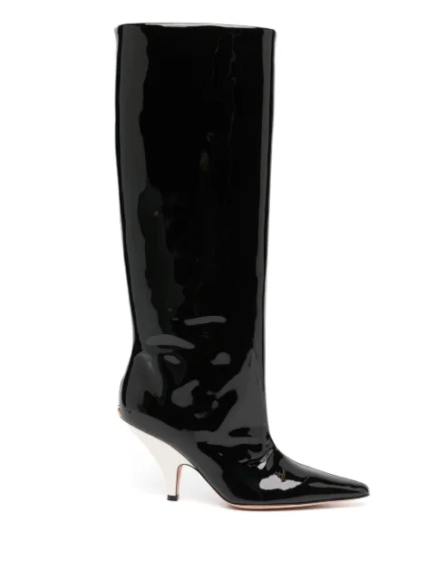 Bally Kika 70mm leather knee boots Black WB8506VE003