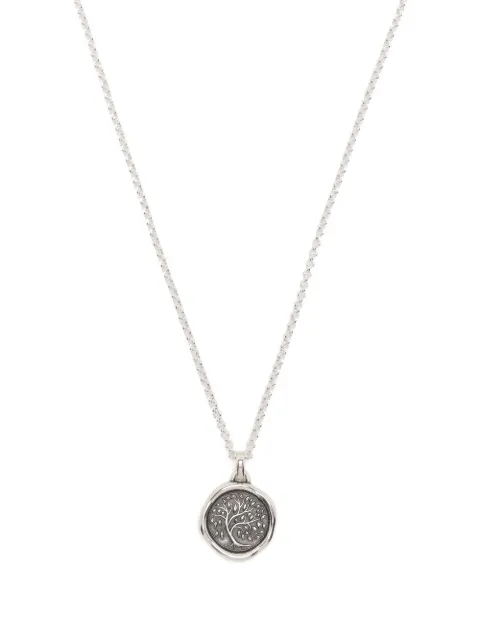 DOWER AND HALL Tree of Life pendant necklace Silver TSP41OXI22