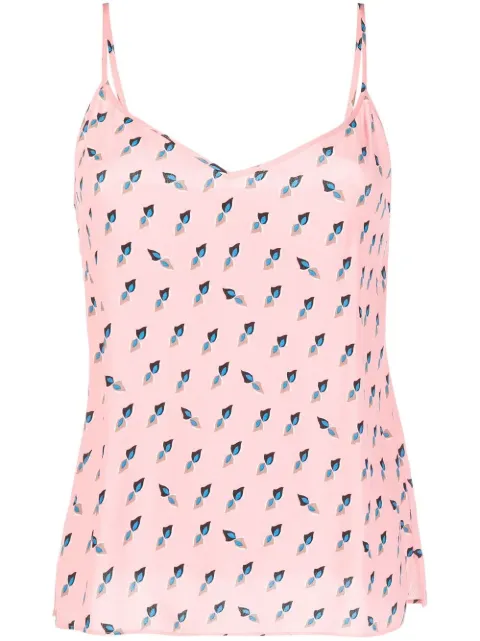 DVF Diane von Furstenberg graphic-print top Pink DVFBS1R001