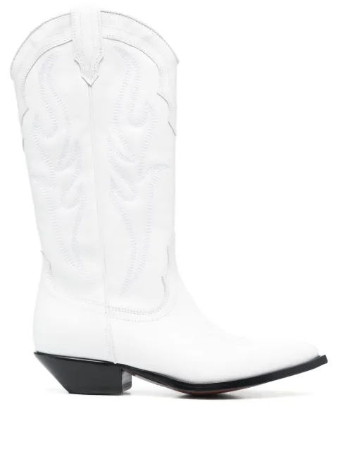 Sonora Santa Fe western-cowboy boots White SANTAFE35CALF
