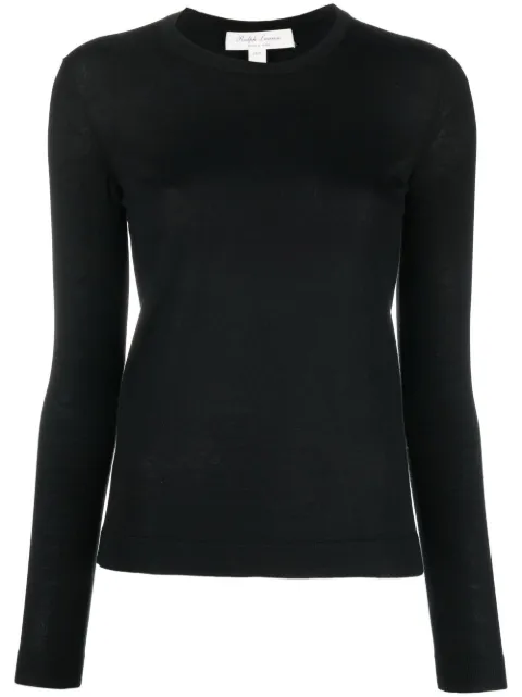 Ralph Lauren Collection round-neck knit jumper Black 290905260001