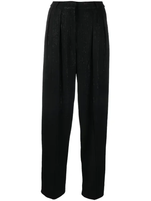 The Mannei 'Terras' straight-leg trousers Black R23TMTERRASPANTS
