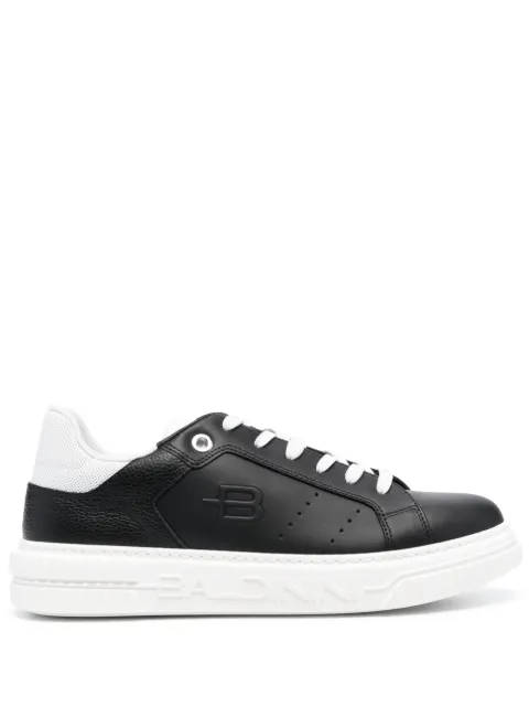 Baldinini two-tone low-top sneakers Black U3E851T1CALF