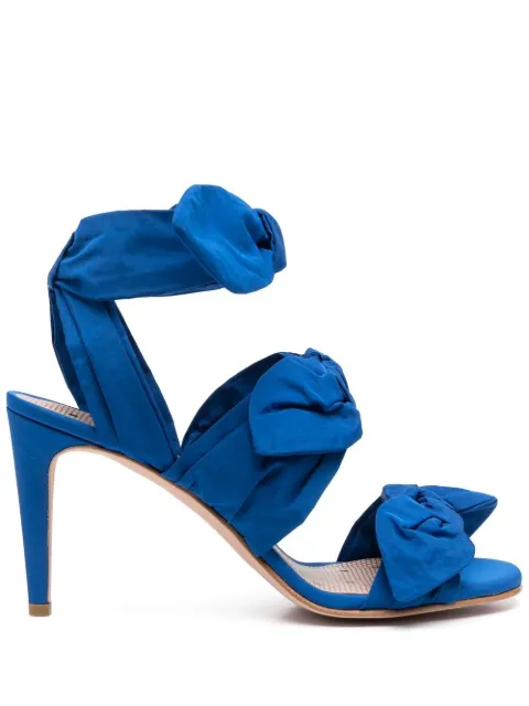 RED(V) Knot Me Up 85mm sandals Blue QS0H39FUB
