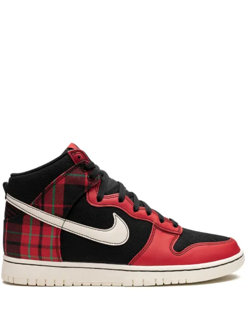 Nike Dunk High "Plaid - Black/Red" sneakers Black DV0826