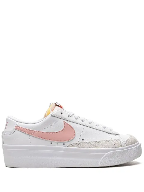 Nike Blazer Low platform "Pink Glaze" sneakers White DJ0292