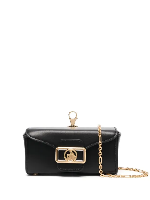 Lanvin logo-plaque mini bag Black LWSLIWP3PALMA2210