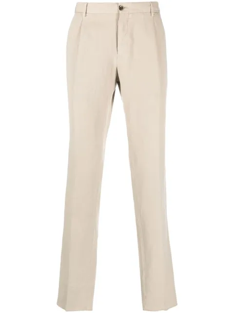 PT Torino pressed-crease straight trousers Neutrals COVTJGZA0CL1PU31