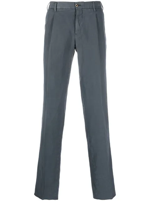 PT Torino pleated-detail trousers Blue COVTJGZA0CL1PU31