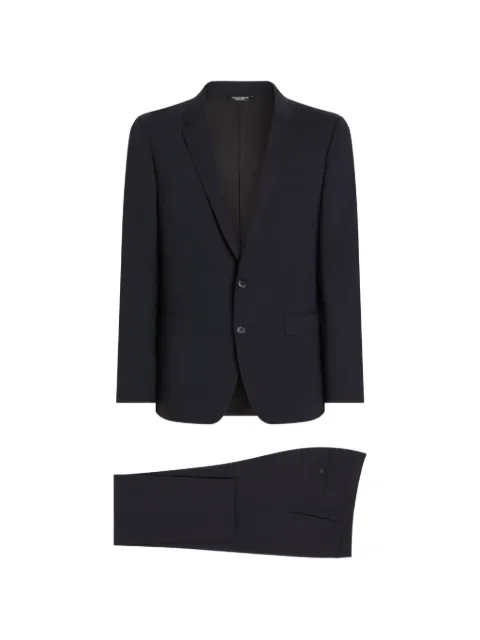 Dolce & Gabbana single-breasted virgin-wool suit Blue GK0EMTGF874