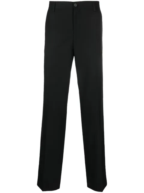 Filippa K straight-leg recycled-wool trousers Black 29802