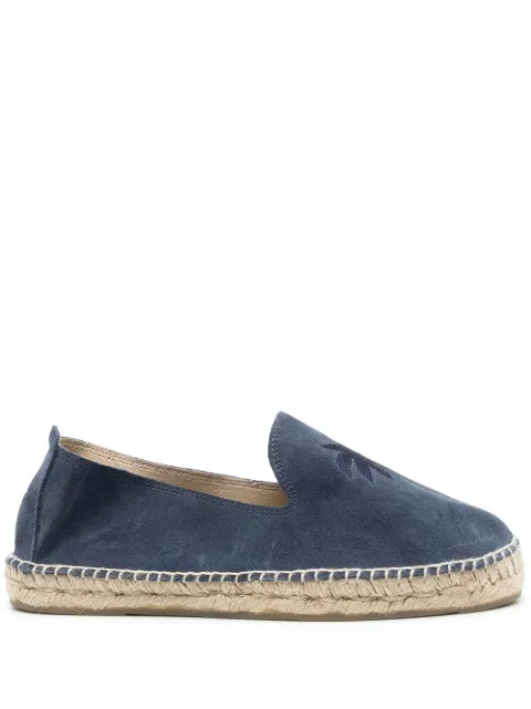 Manebi Palm Springs suede espadrilles Blue Z40C0