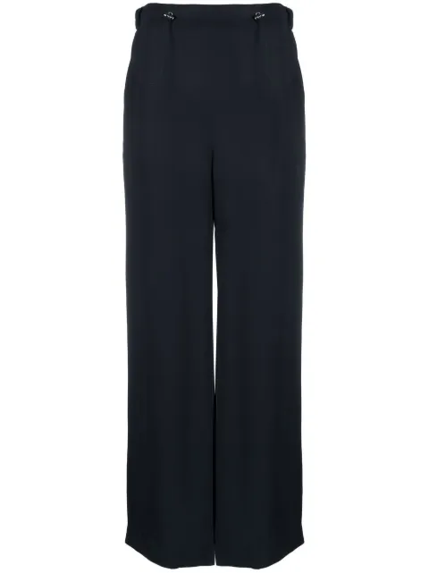 Fabiana Filippi double-breasted detail trousers Blue PAD273W4020000D377