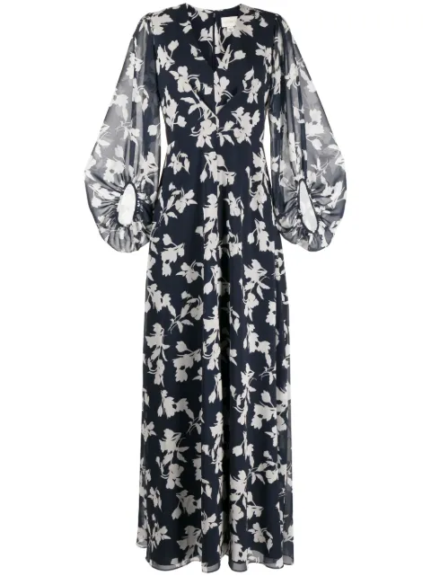 Sachin & Babi Jenny chiffon dress Black S231G01