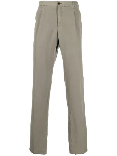 PT Torino pressed-crease straight trousers Green COVTJGZA0CL1PU31