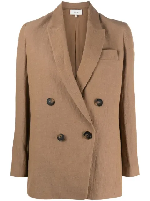 Vince double-breasted blazer Brown V939291493248TBC