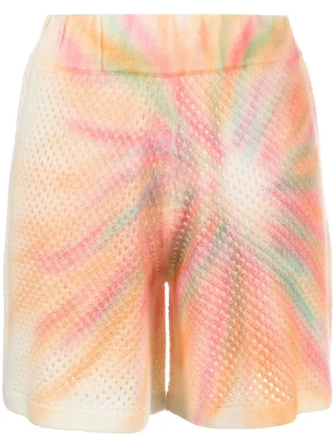 Canessa cashmere knitted shorts Pink HWKP002FK0034