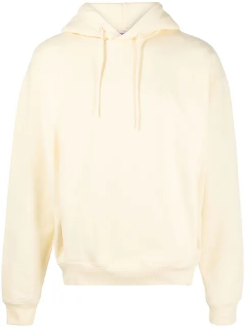 Martine Rose graphic-print cotton hoodie Yellow MRSS23602B