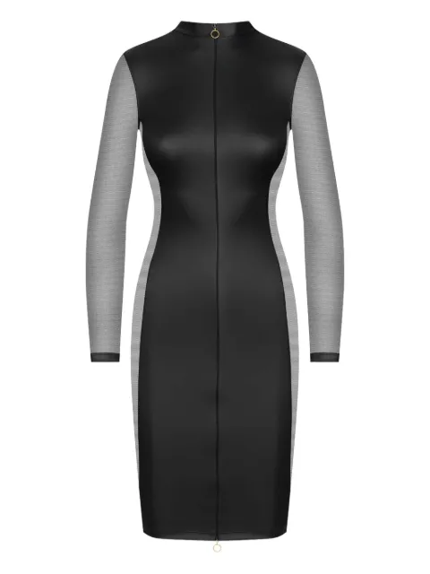 Maison Close Chambre Noire long-sleeved dress Black 561463