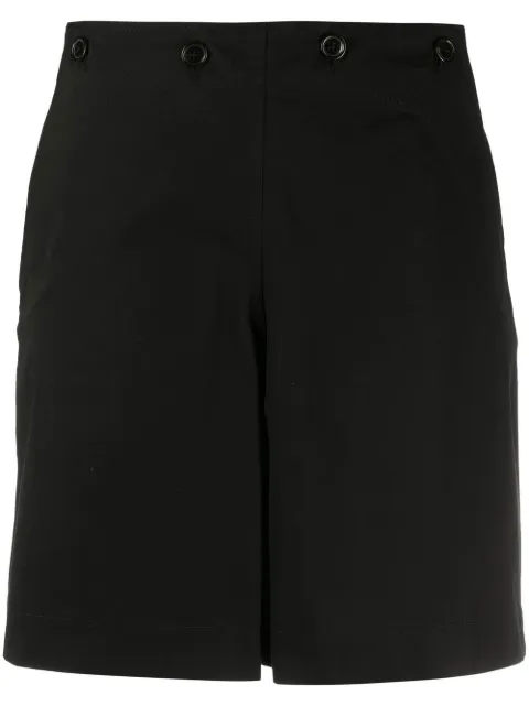 Kenzo decorative-button-detail shorts Black FD52SH0699RO