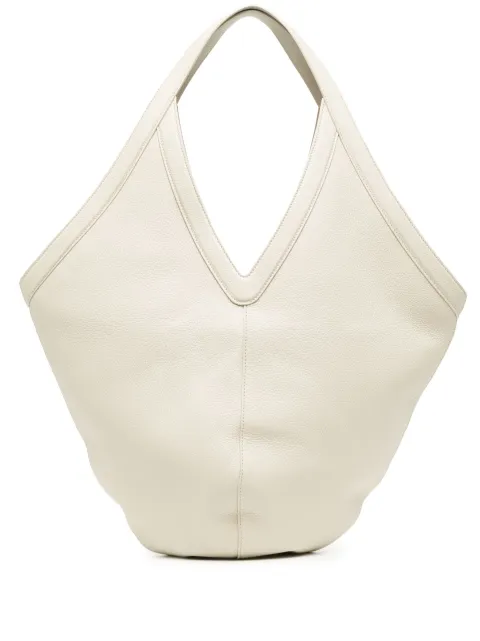 Mansur Gavriel Soft M Hobo tote bag White WS23H075PS
