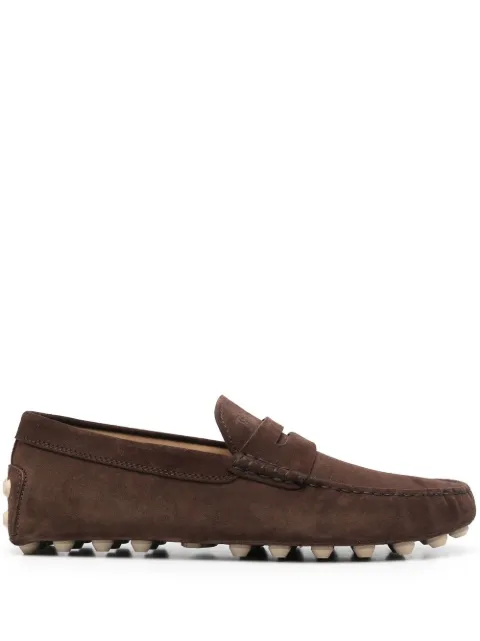 Tod's Gommino calf-suede loafers Brown XXM52K00640RE0