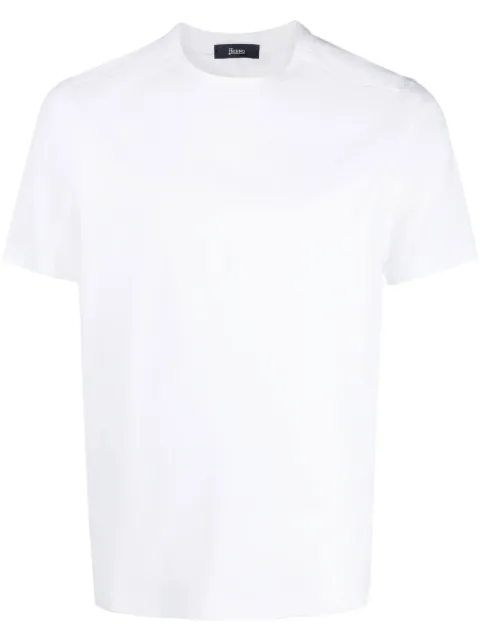 Herno shortsleeved crew neck T-shirt White JG000168U52003